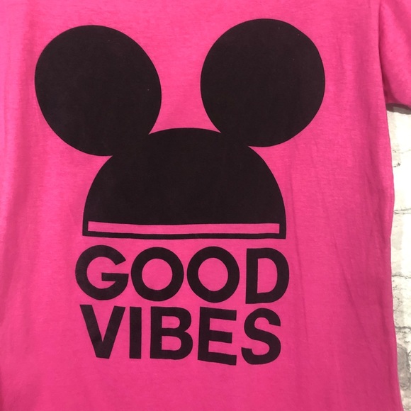 Mickey Mouse Ears Hot Pink Good Vibes - Picture 2 of 4
